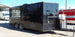 8.5' x 18' Concession Food Trailer Black Event Catering