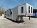 8.5' x 50' White Goose-neck Porch Style Concession Food Trailer