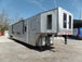 8.5' x 50' White Goose-neck Porch Style Concession Food Trailer With Appliances