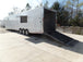 8.5' x 50' White Goose-neck Porch Style Concession Food Trailer