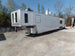 8.5' x 50' White Goose-neck Porch Style Concession Food Trailer