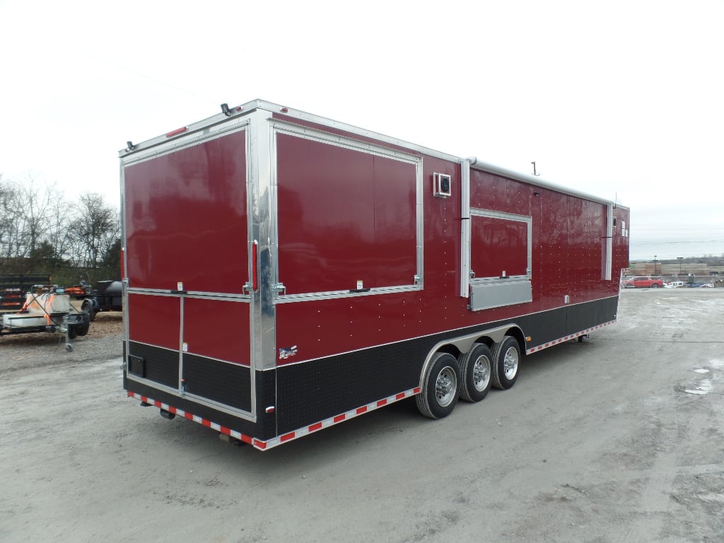 8.5' x 40' Concession Food Gooseneck Trailer