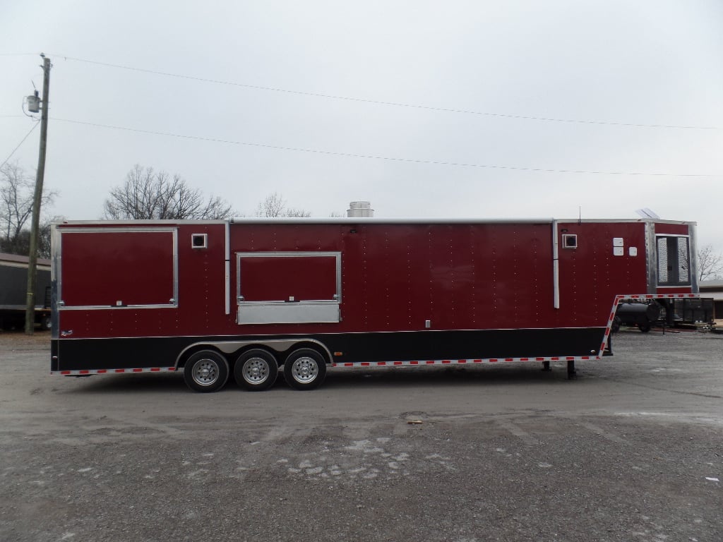 8.5' x 40' Concession Food Gooseneck Trailer