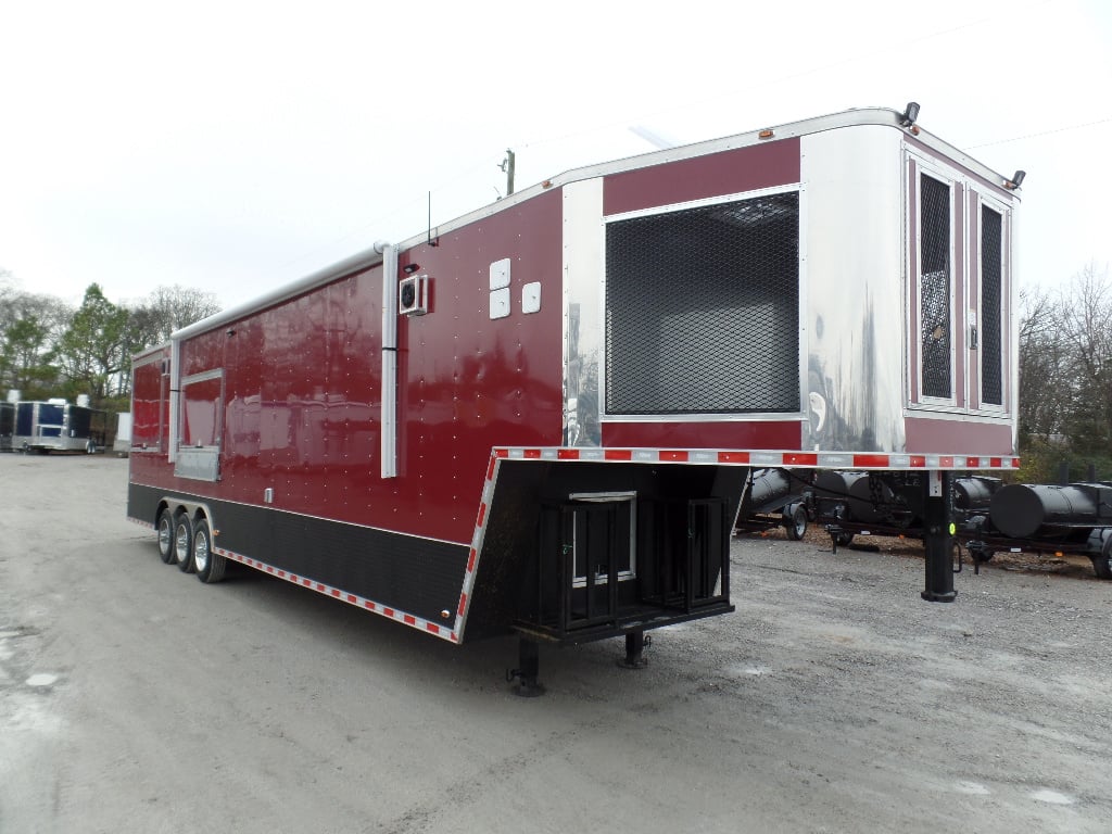 8.5' x 40' Concession Food Gooseneck Trailer