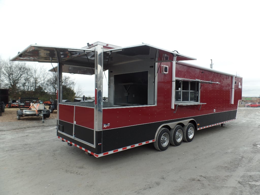 8.5' x 40' Concession Food Gooseneck Trailer