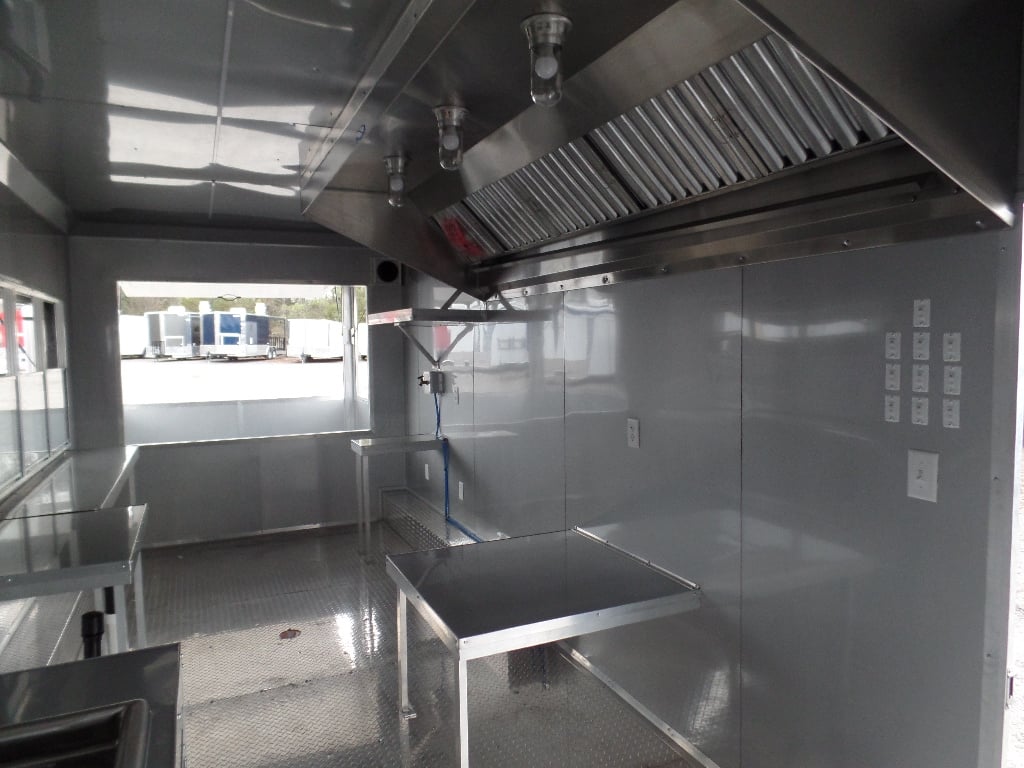 8.5' x 40' Concession Food Gooseneck Trailer