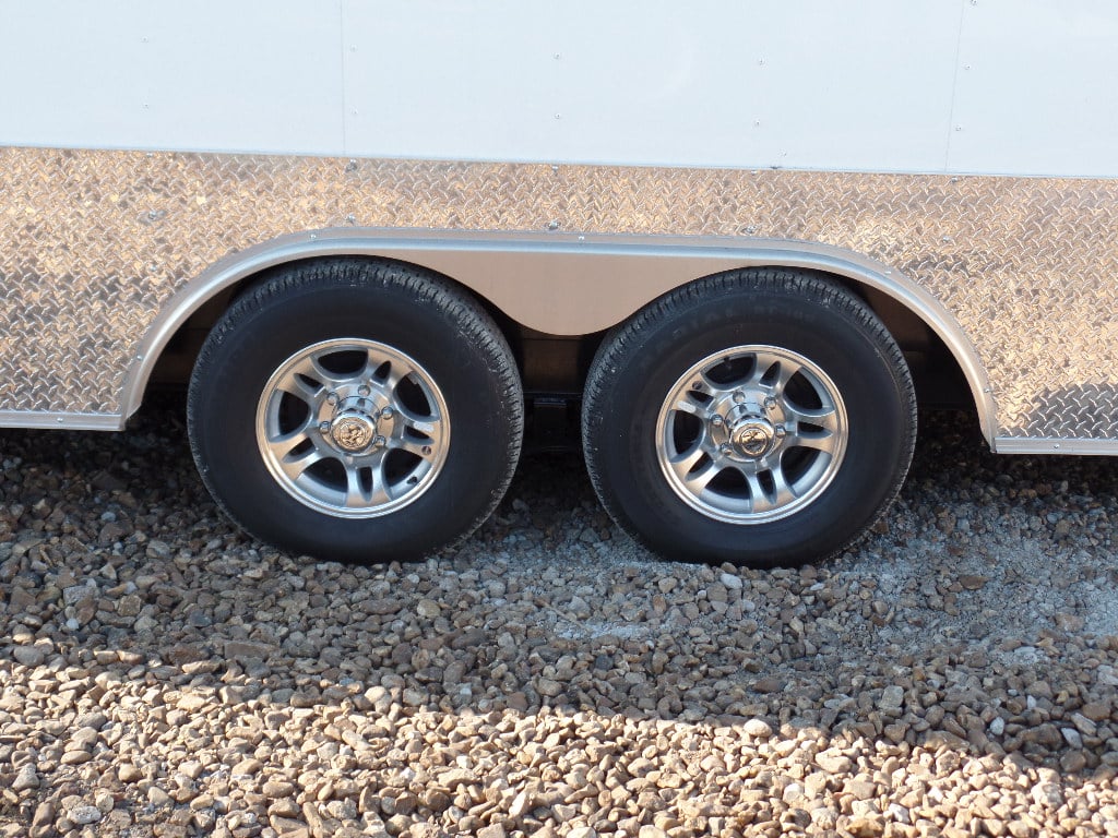 8.5' x 24' White Concession Food Trailer With Appliances