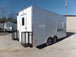 8.5' x 18' White Custom Concession Food Trailer