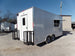 8.5' x 18' White Custom Concession Food Trailer