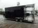 8.5' x 20' Black Porch Style Concession Food Trailer