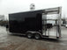 8.5' x 20' Black Porch Style Concession Food Trailer