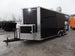 8.5' x 20' Black Porch Style Concession Food Trailer