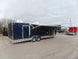 Enclosed 8.5x36' Custom Indigo Blue Goose - Neck Trailer Storage - SLE Equipment - 3