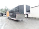 Black/Orange 8.5x36' Goosneck Enclosed Trailer Storage - SLE Equipment - 5