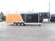 Black/Orange 8.5x36' Goosneck Enclosed Trailer Storage - SLE Equipment - 4