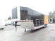 Black/Orange 8.5x36' Goosneck Enclosed Trailer Storage - SLE Equipment - 1