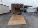 Black/Orange 8.5x36' Goosneck Enclosed Trailer Storage - SLE Equipment - 12