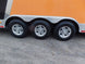 Black/Orange 8.5x36' Goosneck Enclosed Trailer Storage - SLE Equipment - 11