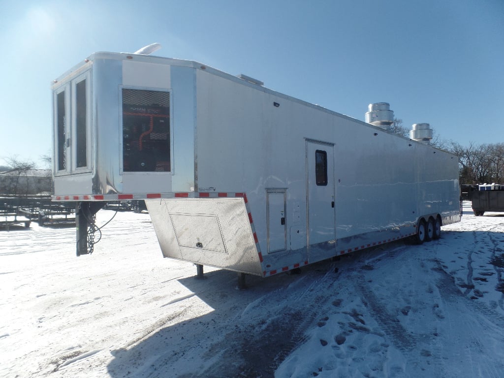 8.5' x 48' Concession Trailer Gooseneck With Appliances