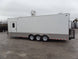 8.5' x 27' White Concession Food Trailer