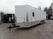 8.5' x 27' White Concession Food Trailer