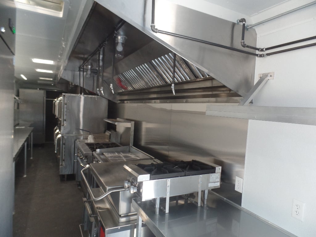 8.5' x 48' Concession Trailer Gooseneck With Appliances