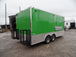 8.5' x 18' Lime Green Mexican Concession Food Trailer