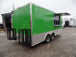 8.5' x 18' Lime Green Mexican Concession Food Trailer