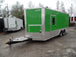 8.5' x 18' Lime Green Mexican Concession Food Trailer