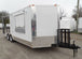 8.5' x 22' Concession Trailer White BBQ Vending