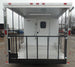 8.5' x 22' Concession Trailer White BBQ Vending