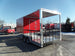 8.5' x 20' Concession Food Trailer Red BBQ