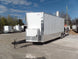 8.5' x 24' Concession Trailer White BBQ Catering Event Food