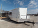 8.5' x 24' Concession Trailer White BBQ Catering Event Food