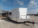 8.5' x 24' Concession Trailer White BBQ Catering Event Food