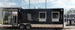 8.5' x 28' Concession Food Trailer Black Event Catering