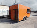 8.5' x 16' Orange Food Vending Concession Trailer