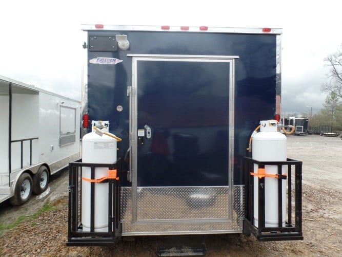 8.5' x 22' Concession Trailer Indigo Blue Food Event Catering