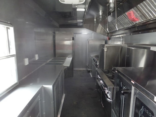 8.5' x 22' Concession Trailer Indigo Blue Food Event Catering