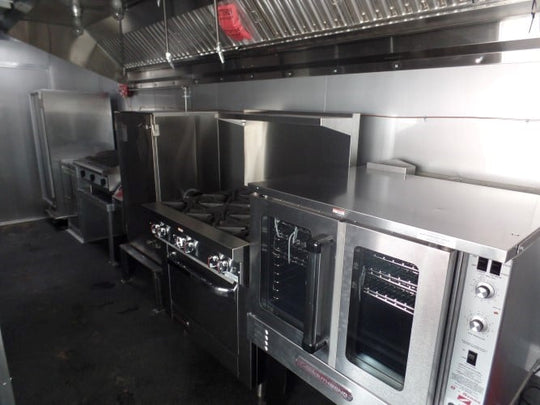 8.5' x 22' Concession Trailer Indigo Blue Food Event Catering