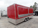 8.5' x 22' Custom Red Ticket Booth Trailer