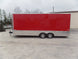 8.5' x 22' Custom Red Ticket Booth Trailer