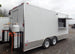 8.5' x 18' Concession Food Trailer White Event Catering