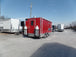 8.5' x 16' Concession Food Victory Red Trailer With Appliances