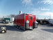 8.5' x 16' Concession Food Victory Red Trailer With Appliances