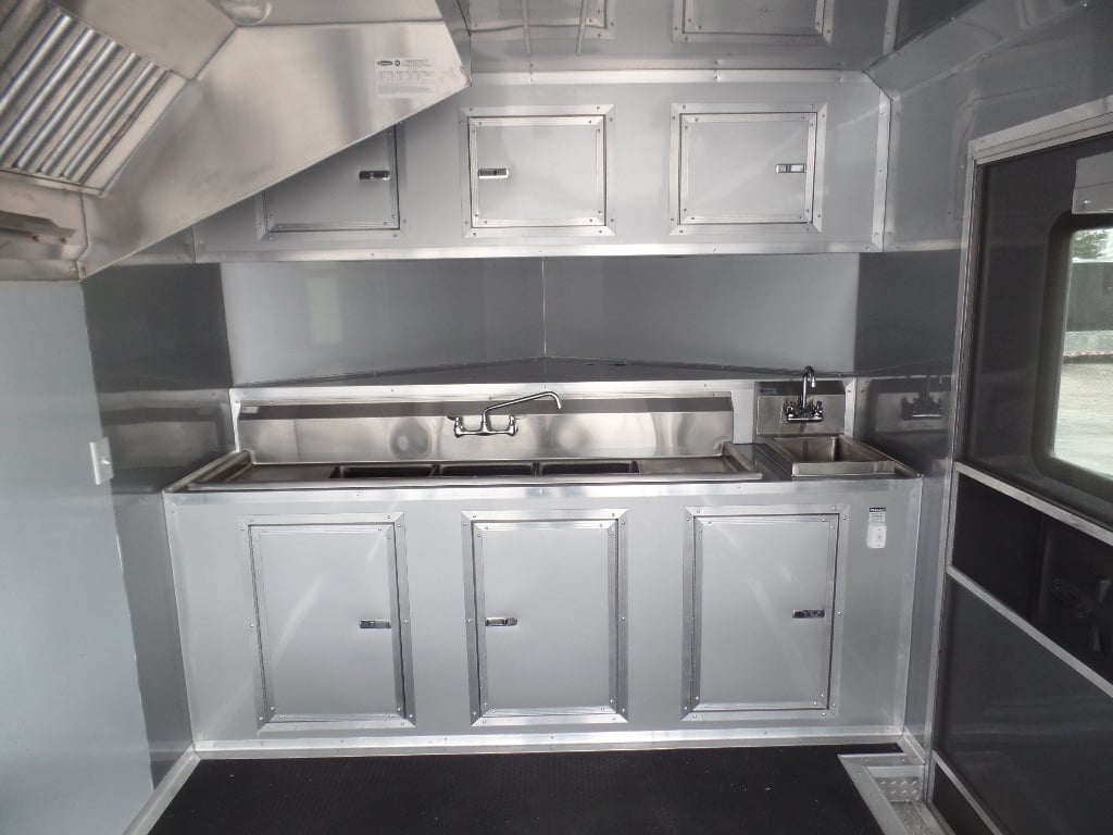 8.5' x 18' White Concession Food Event Trailer