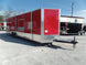 8.5' x 30' Victory Red Concession Food Trailer with Restroom