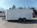 8.5' x 20' Concession Food Trailer White BBQ Event Catering