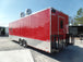 8.5' x 30' Victory Red Concession Food Trailer with Restroom