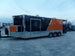 8.5' x 24' Concession Food Trailer Orange / Black Event Catering